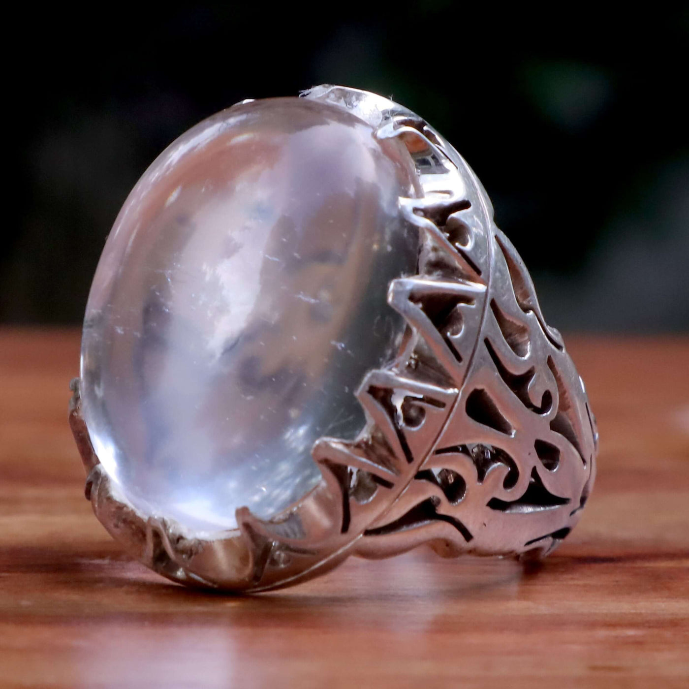 Handmade Dur e Najaf Ring Sterling Silver 92.5 | Original Dur Alnajaf Stone خاتم در النجف الاصلي | US Size 9 - AlAliGems