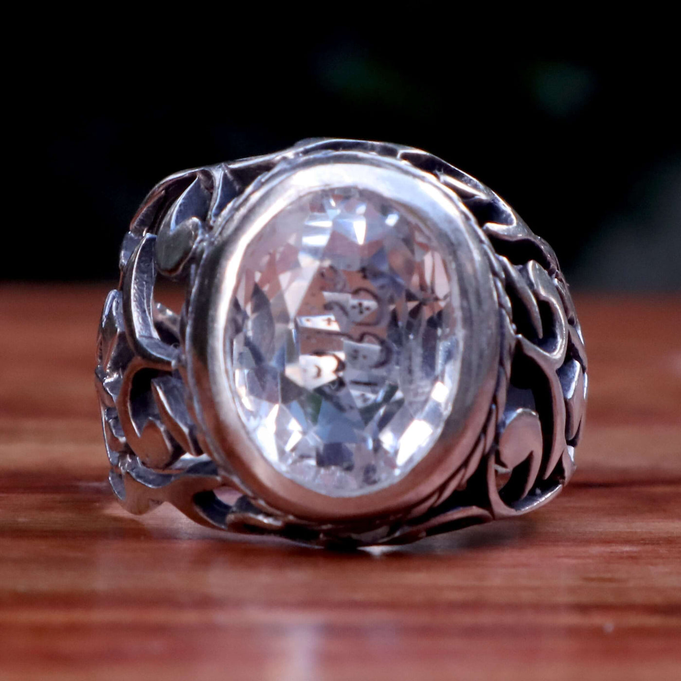 Handmade Dur e Najaf Ring Sterling Silver 92.5 | Original Dur Alnajaf Stone Engraved with Ali Wali Allah | US Size 10 - AlAliGems