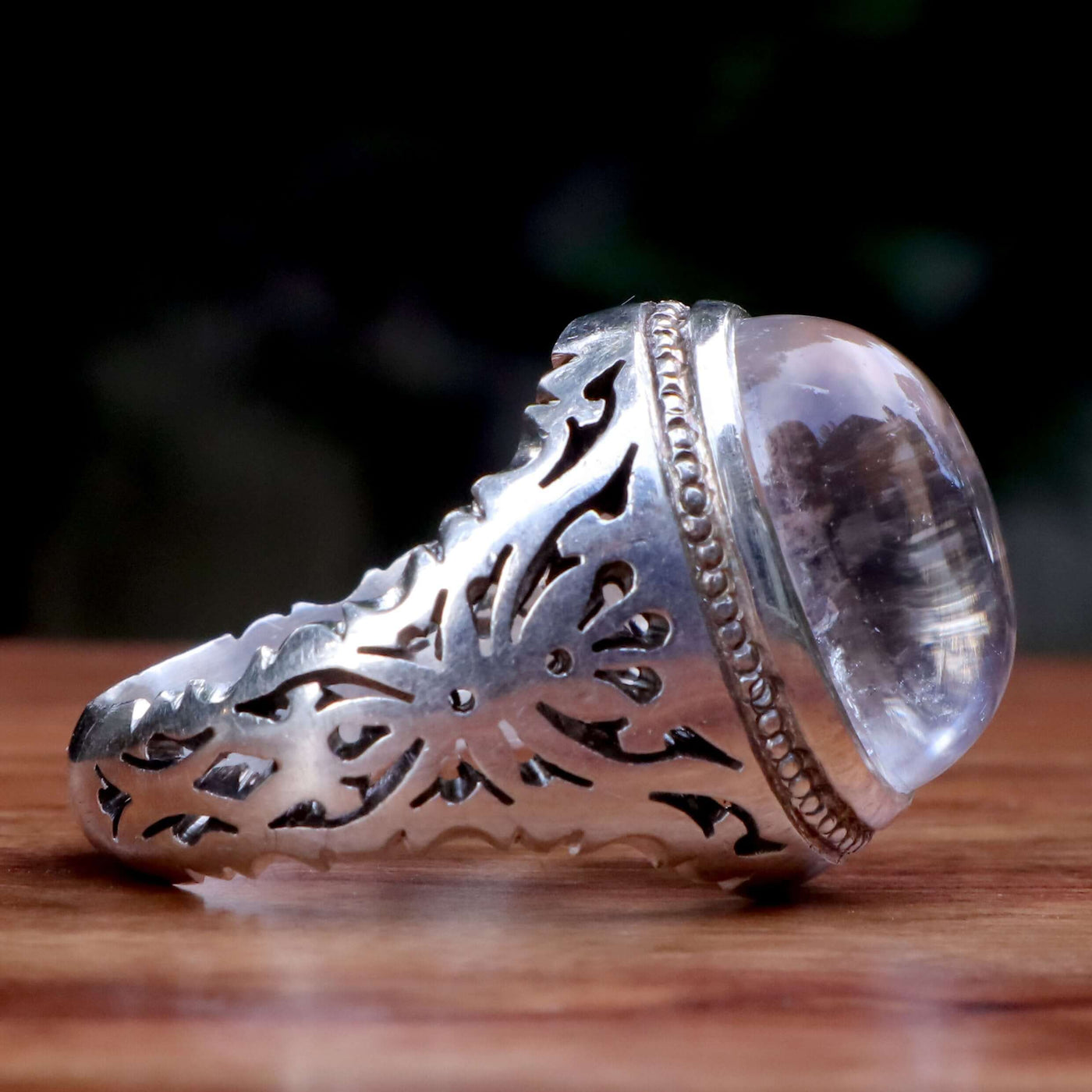 Handmade Dur e Najaf Ring Sterling Silver 92.5 | Original Dur Alnajaf Stone خاتم در النجف الاصلي | US Size 13 - AlAliGems