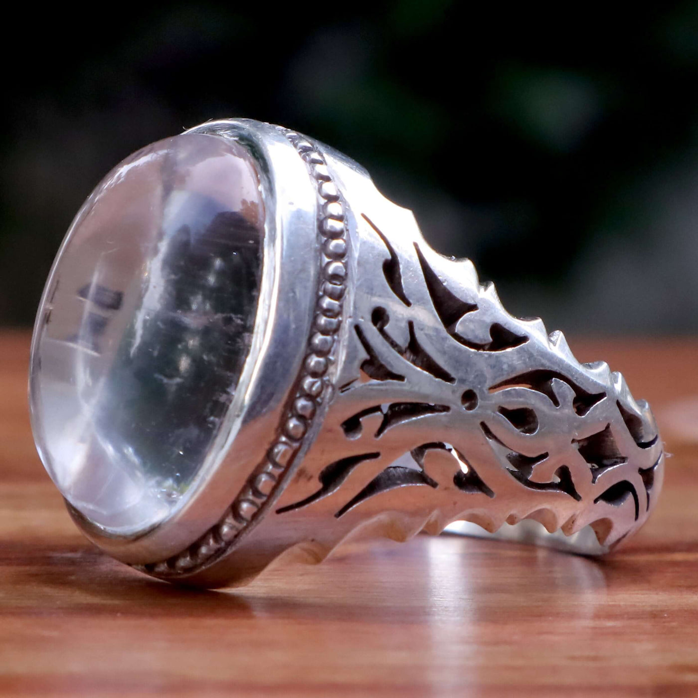 Handmade Dur e Najaf Ring Sterling Silver 92.5 | Original Dur Alnajaf Stone خاتم در النجف الاصلي | US Size 13 - AlAliGems