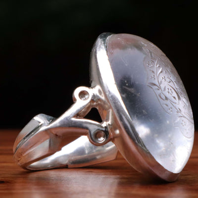 Handmade Dur e Najaf Ring Sterling Silver 92.5 | Original Dur Alnajaf Stone Engraved with Ya Hussain PBUH يا حسين | US Size 11 - AlAliGems