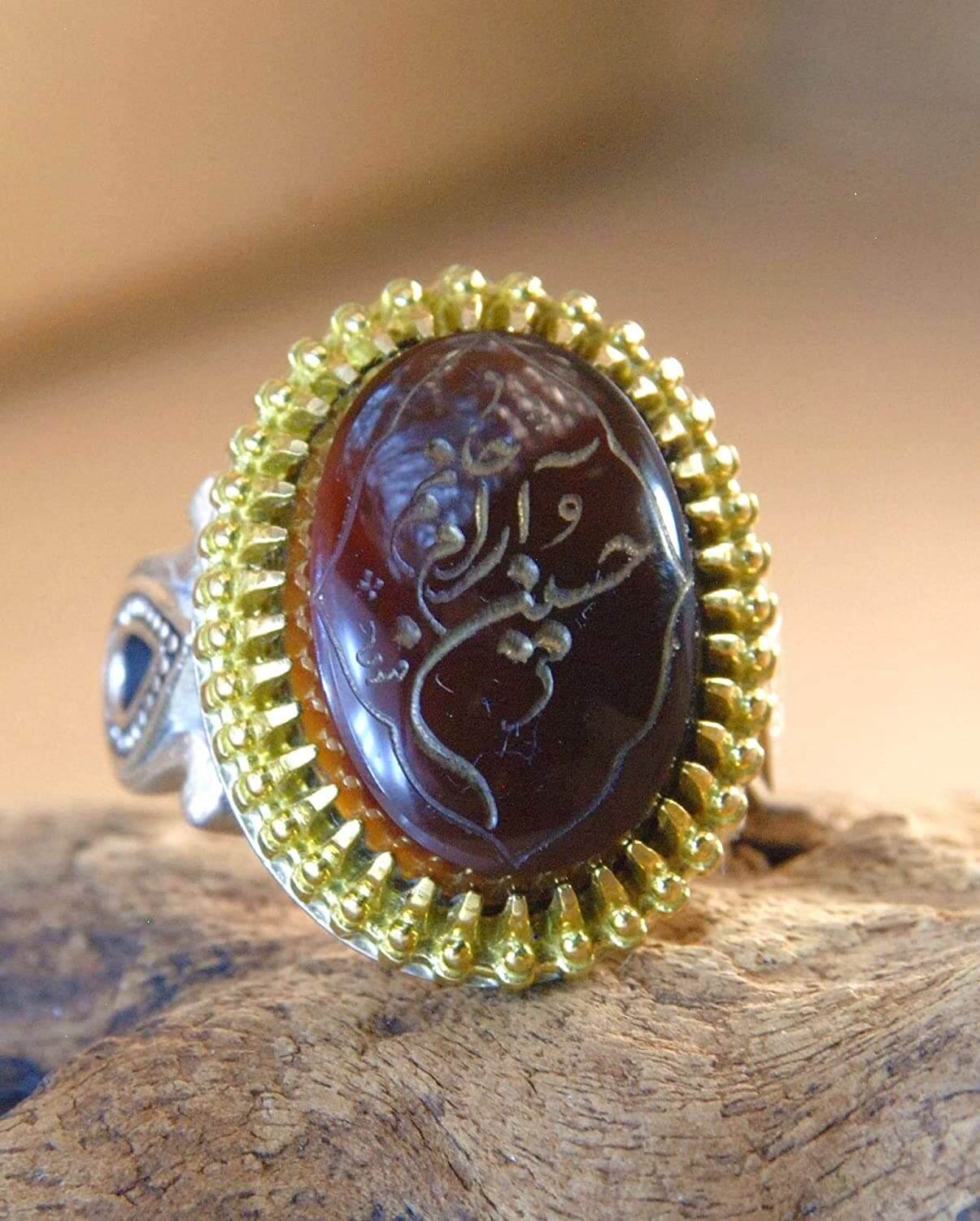 Buy Yemeni Aqeeq Ring Yaman Agate Yamani Akik Hakik Aqiq Bague Handmade  Jewelry Sterling Silver Ring New Year Gift for Him Blood Red Aqeeq Stone  Online in India - Etsy