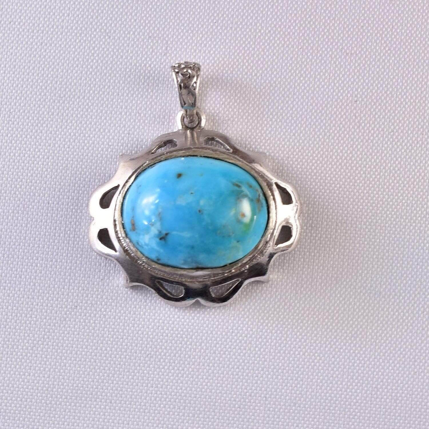 Feroza Aqeeq Pendent for women | Fayroza Pendent | Real Nyshapur Turquoise Pendent - Al Ali Gems
