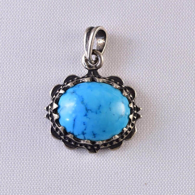 Feroza Aqeeq Pendent for women | Feroza Pendent | Real Nyshapur Turquoise Pendent - Al Ali Gems