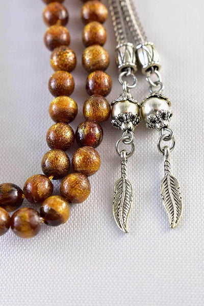 Gold Coral 99 Beads | مسبحة يسر Yusr Tasbih - Al Ali Gems