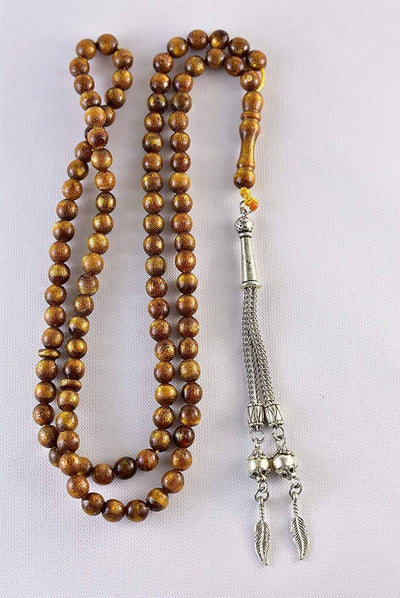 Gold Coral 99 Beads | مسبحة يسر Yusr Tasbih - Al Ali Gems
