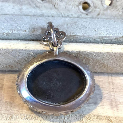 Hadeed e chini Pendant hadeed stone Sang e Hadeed | AlAliGems | Hematite Islamic Pendant for - Al Ali Gems