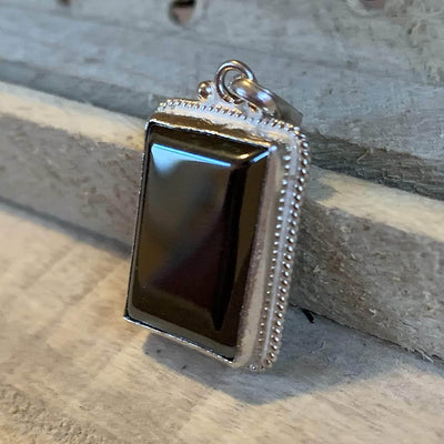 Hadeed e chini Pendant hadeed stone Sang e Hadeed | AlAliGems | Hematite Islamic Pendant for - Al Ali Gems