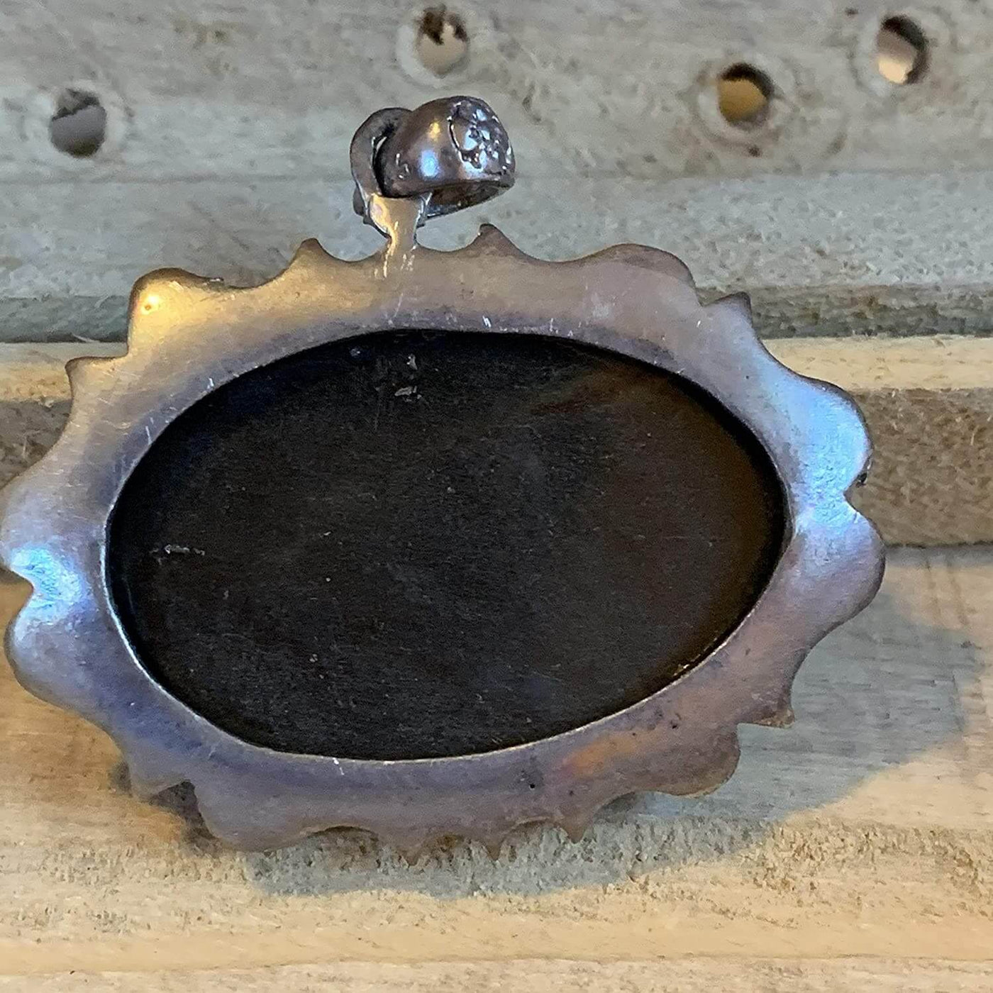 Hadeed e chini Pendant hadeed stone Sang e Hadeed | AlAliGems | Hematite Islamic Pendant for - Al Ali Gems