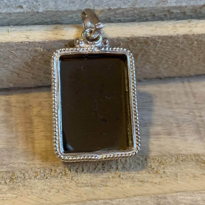 Hadeed e chini Pendant hadeed stone Sang e Hadeed | AlAliGems | Hematite Islamic Pendant for - Al Ali Gems
