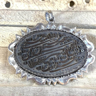 HADEED CHEENI/HEMATITE PENDANT - Al Ali Gems