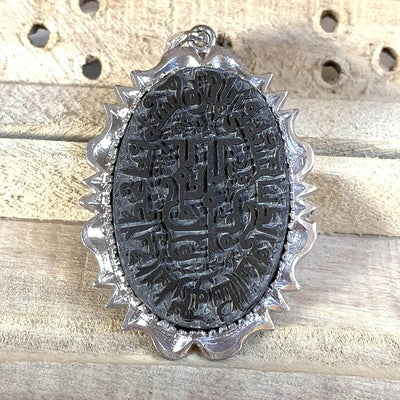 Hadeed Cheeni/Hematite Pendant - Al Ali Gems