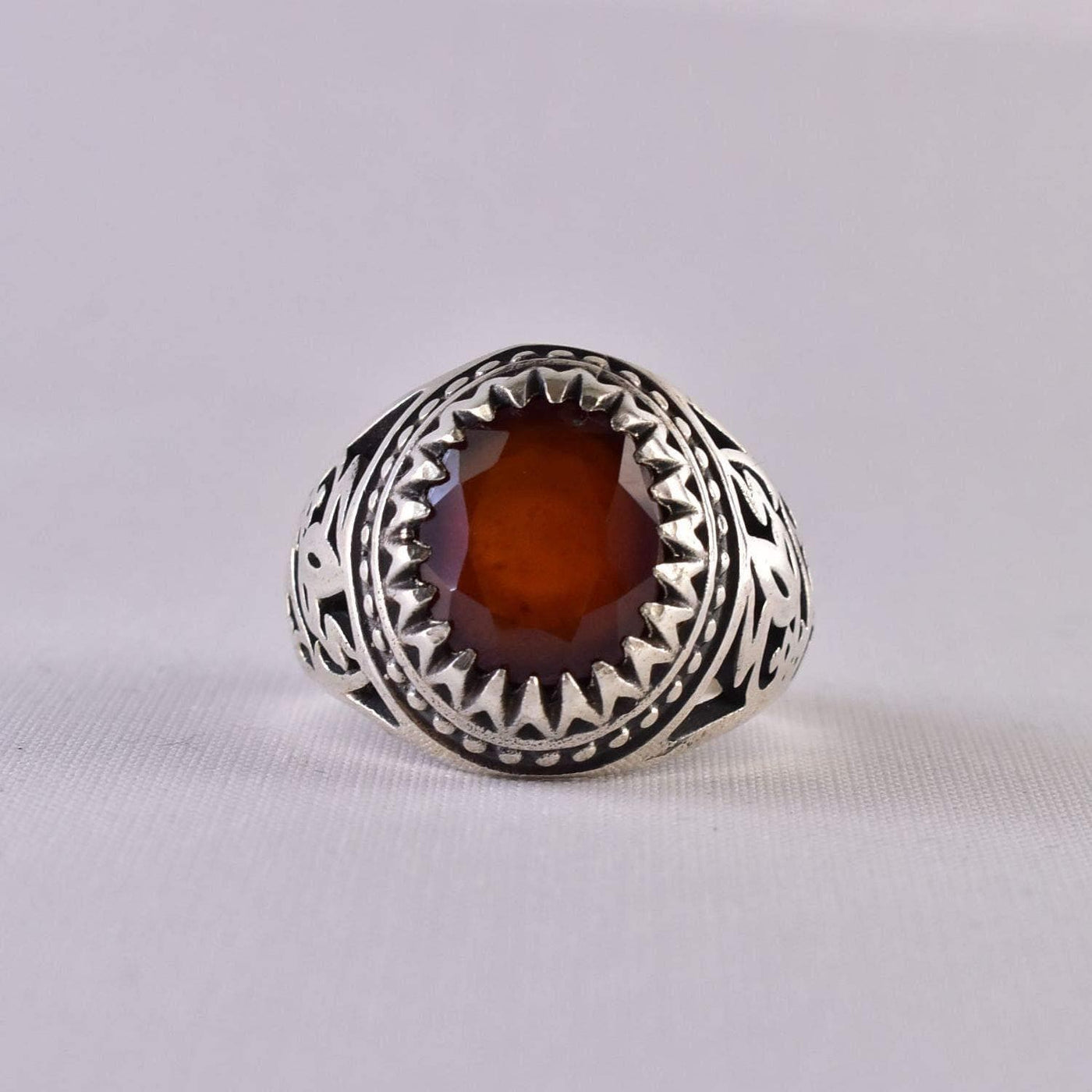 Handmade Ruby Rings | AlAliGems | Ruby Vintage Ring Red Real Ruby Stone | US Size 10 - Al Ali Gems