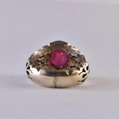 Handmade Ruby Rings | AlAliGems | Ruby Vintage Ring Red Real Ruby Stone | US Size 10 - Al Ali Gems