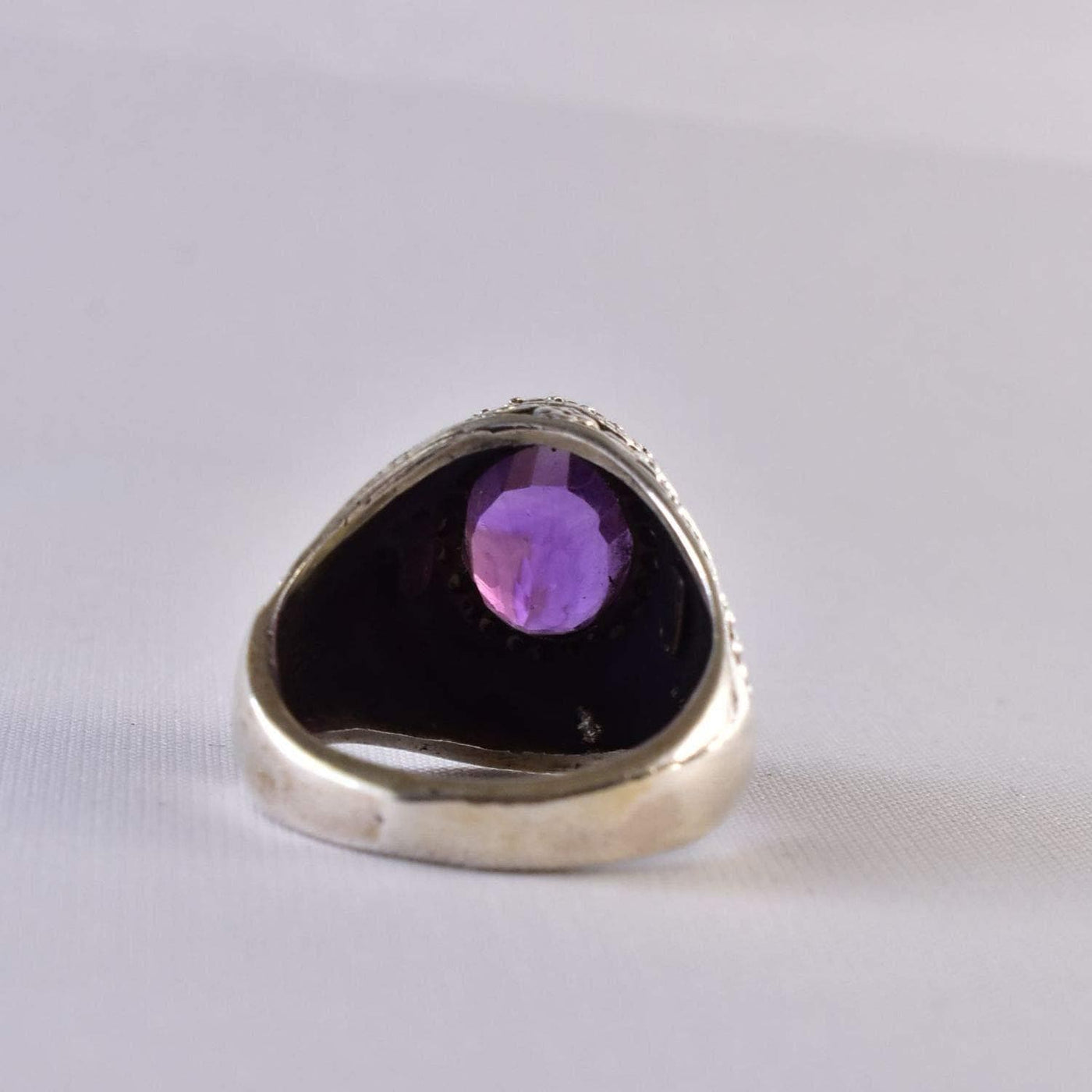 Handmade Ruby Rings | AlAliGems | Ruby Vintage Ring Red Real Ruby Stone | US Size 10 - Al Ali Gems