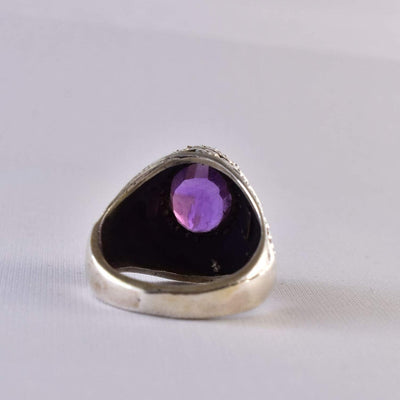 Handmade Ruby Rings | AlAliGems | Ruby Vintage Ring Red Real Ruby Stone | US Size 10 - Al Ali Gems