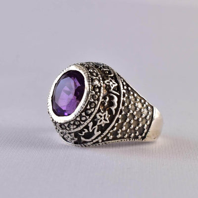 Handmade Ruby Rings | AlAliGems | Ruby Vintage Ring Red Real Ruby Stone | US Size 10 - Al Ali Gems