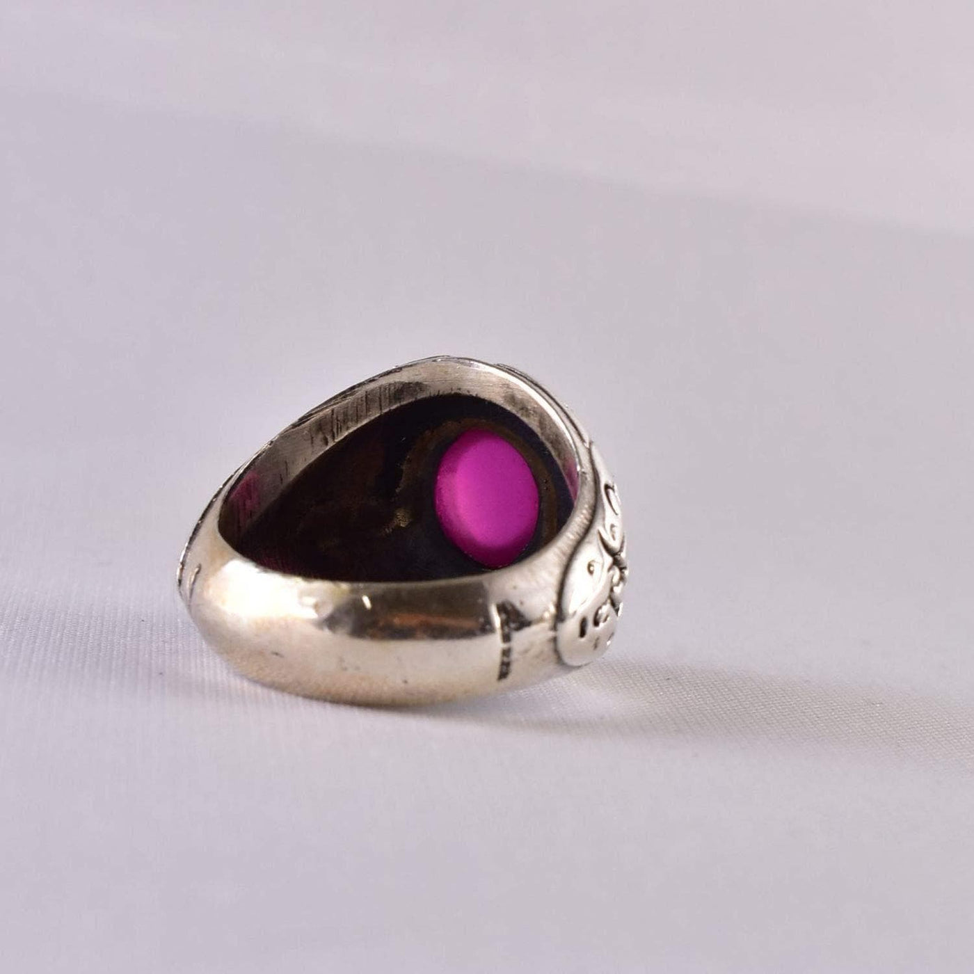 Handmade Ruby Rings | AlAliGems | Ruby Vintage Ring Red Real Ruby Stone | US Size 11 - Al Ali Gems