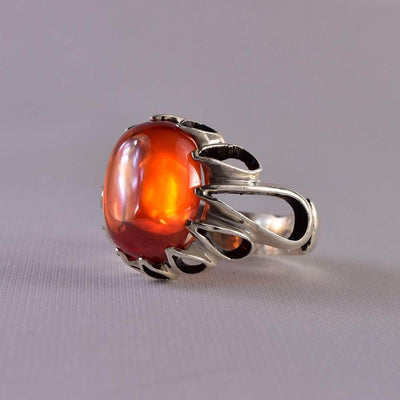 Handmade Ruby Rings | AlAliGems | Ruby Vintage Ring Red Ruby Stone | US Size 10 - Al Ali Gems