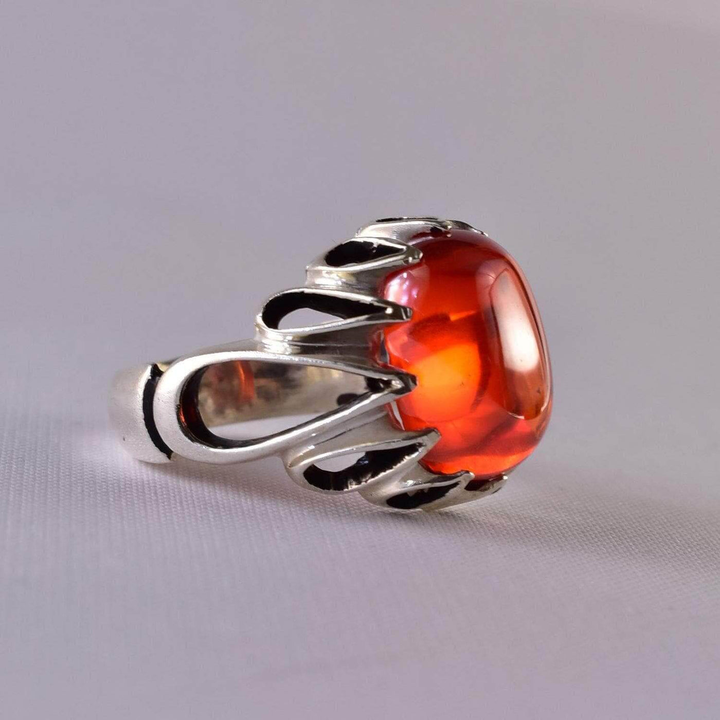 Handmade Ruby Rings | AlAliGems | Ruby Vintage Ring Red Ruby Stone | US Size 10 - Al Ali Gems