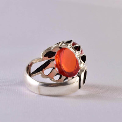 Handmade Ruby Rings | AlAliGems | Ruby Vintage Ring Red Ruby Stone | US Size 10 - Al Ali Gems