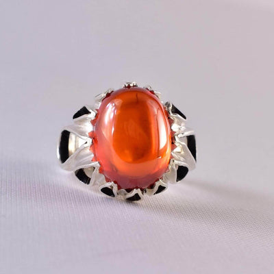 Handmade Ruby Rings | AlAliGems | Ruby Vintage Ring Red Ruby Stone | US Size 10 - Al Ali Gems
