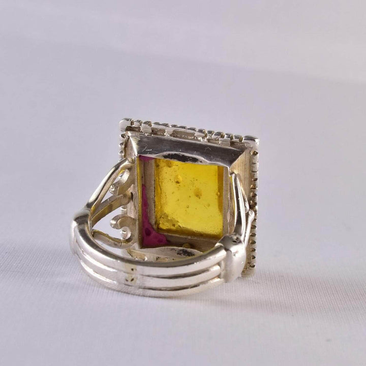 Statement Amber Ring - Al Ali Gems