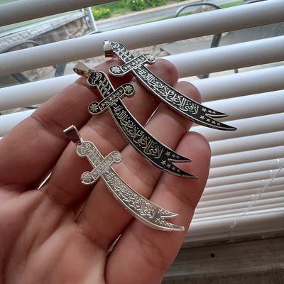 Imam Ali Sword Pendant | Zulfiqar Pendant - Al Ali Gems