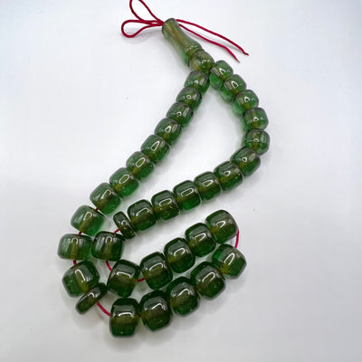Olive Bakelite Tasbih Prayer Beads / سبحة بكلايت زيتوني - AlAliGems