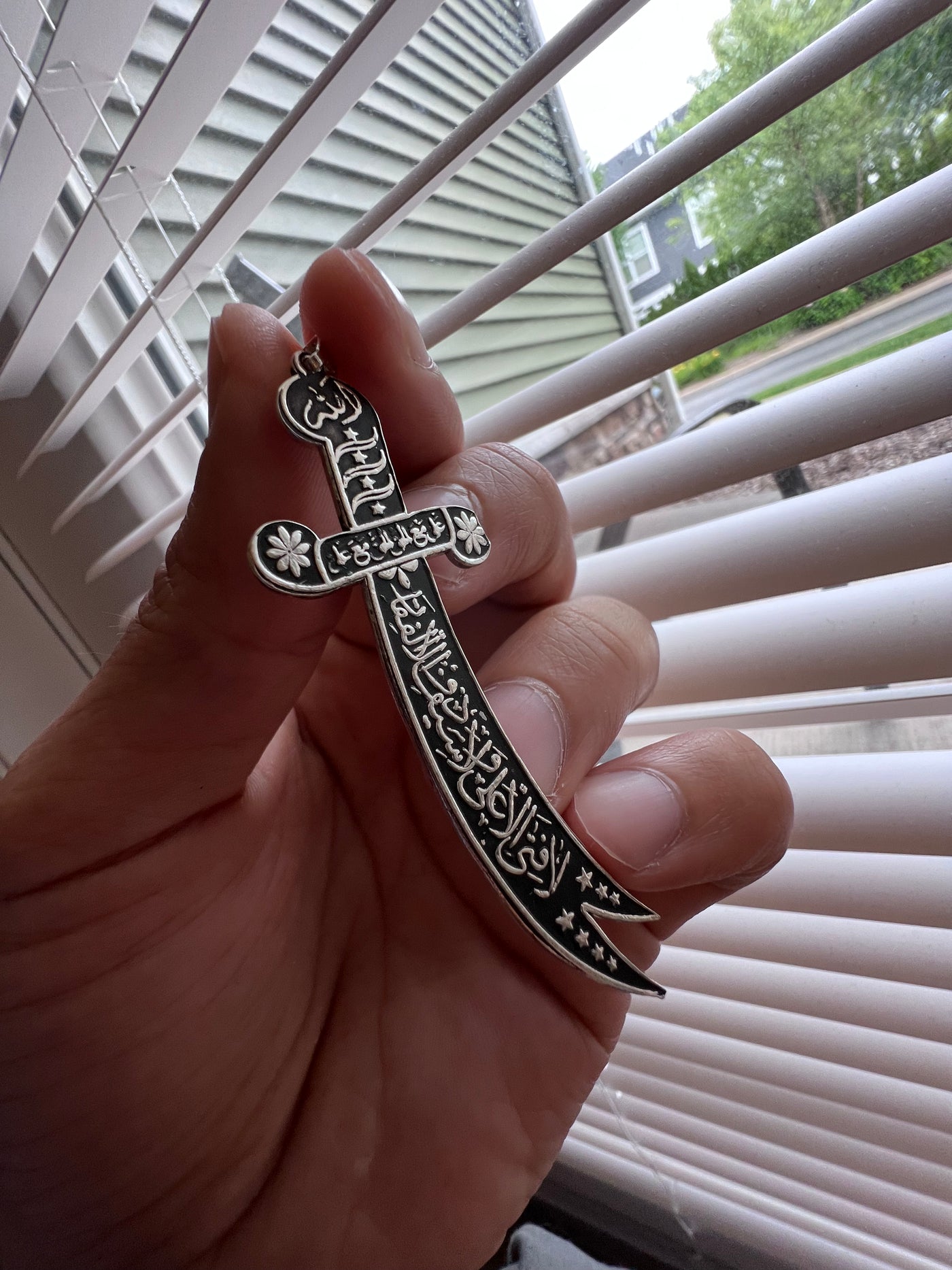 Imam Ali Sword Pendant | Zulfiqar Pendant - Al Ali Gems