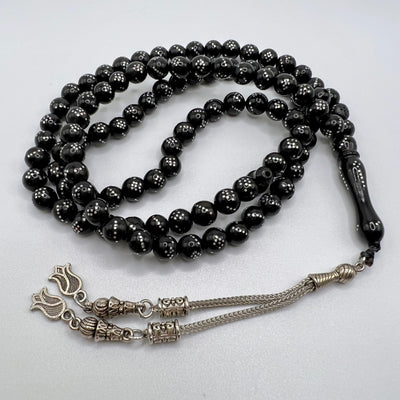Round Yusur Tasbih 99 Beads - مسبحة يسر مرجان⁩ - Al Ali Gems
