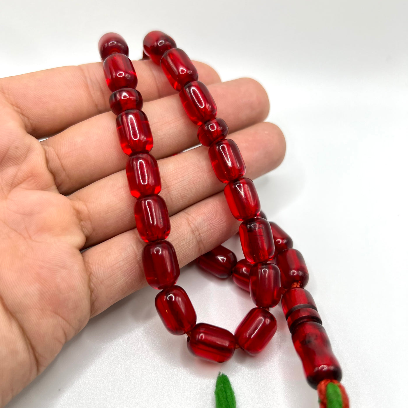 Red Bakelite Tasbih Sandalos Tasbih سبحة بكلايت الماني احمر⁩ - Al Ali Gems