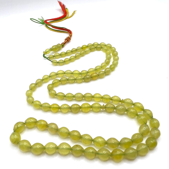 Light Green Shah Maghsoud Tasbih 99 Beads - Al Ali Gems