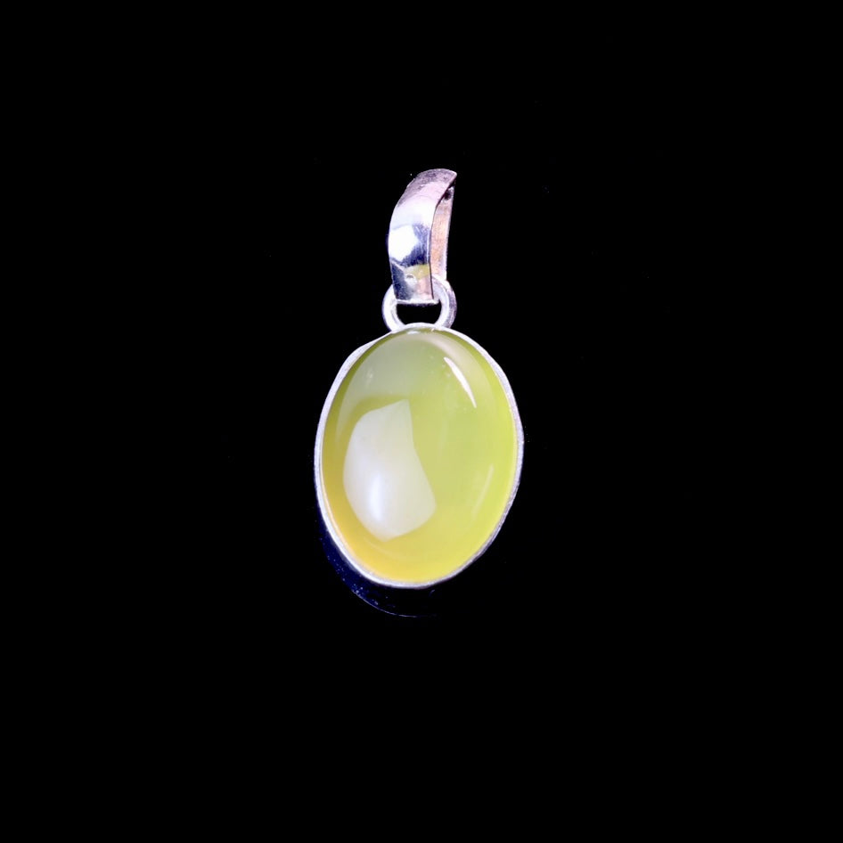 Yellow Aqeeq Pendant Engraved with Sharaf Al Shams - AlAliGems