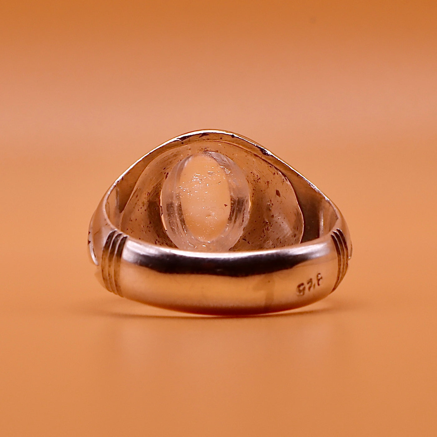 Oval Dur Al Najaf Stone Ring | خاتم در النجف الاصلي | Genuine Dur E Najaf Stone Ring⁩⁩ | US Size 9.75 - Al Ali Gems