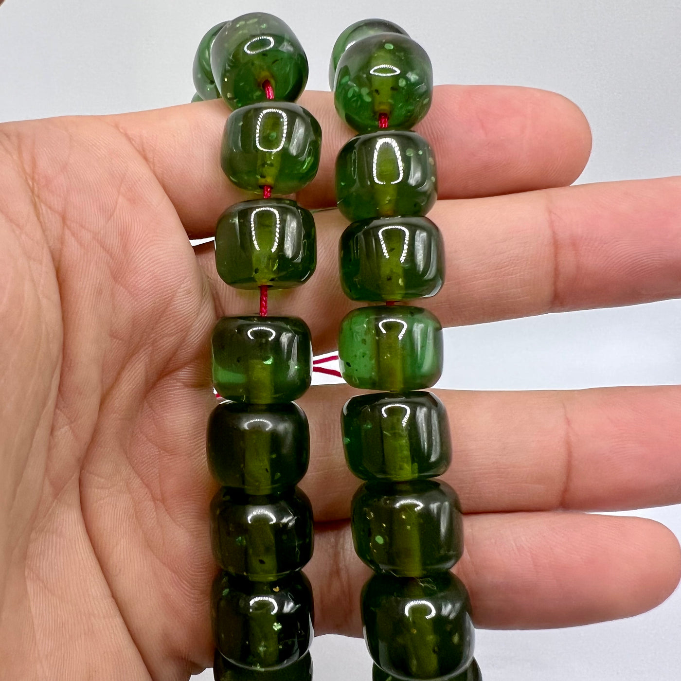 Olive Bakelite Tasbih Prayer Beads / سبحة بكلايت زيتوني - AlAliGems