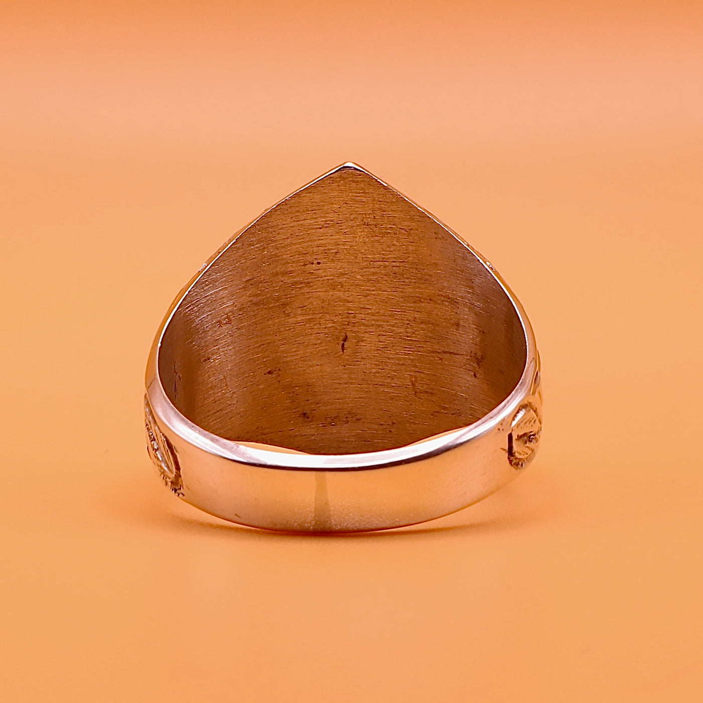 Handmade Persian Yaqoot Ring | Handmade Ring With 7 Natural Ruby Stones | US Size 12 - Al Ali Gems