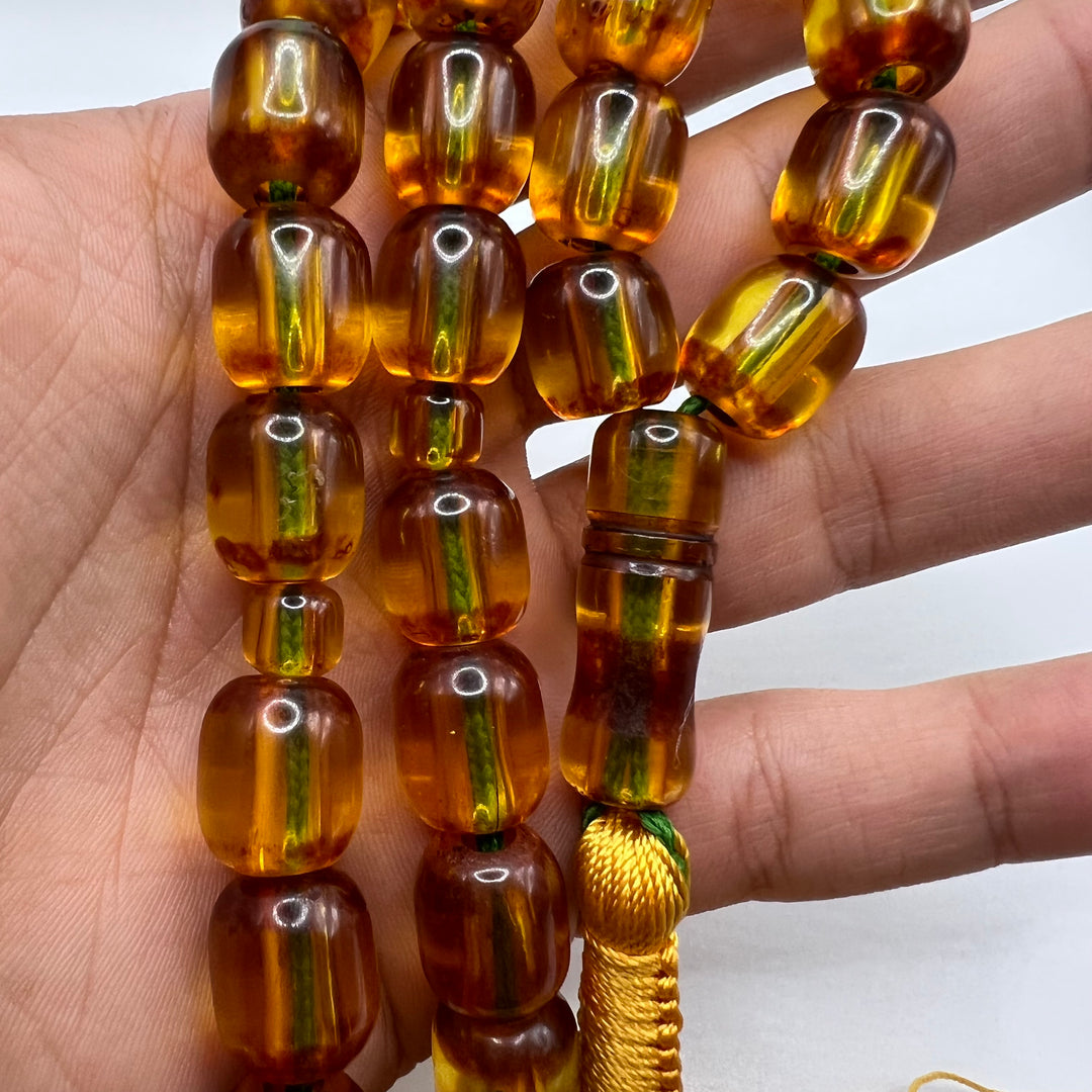 Honey Sandalos Bakelite Tasbih سندلس بكلايت عسلي⁩⁩ - AlAliGems