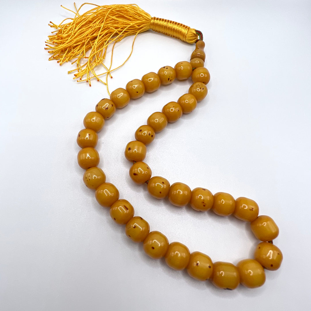 Antique Amber Sandalos Bakelite Tasbih مسكي انتيك سندلس - AlAliGems