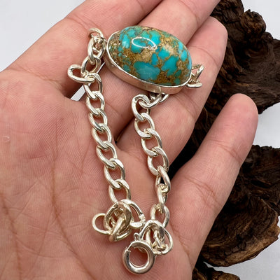 Iranian Turquoise Feroza Bracelet | Nishapuri feroza bracelet - Al Ali Gems