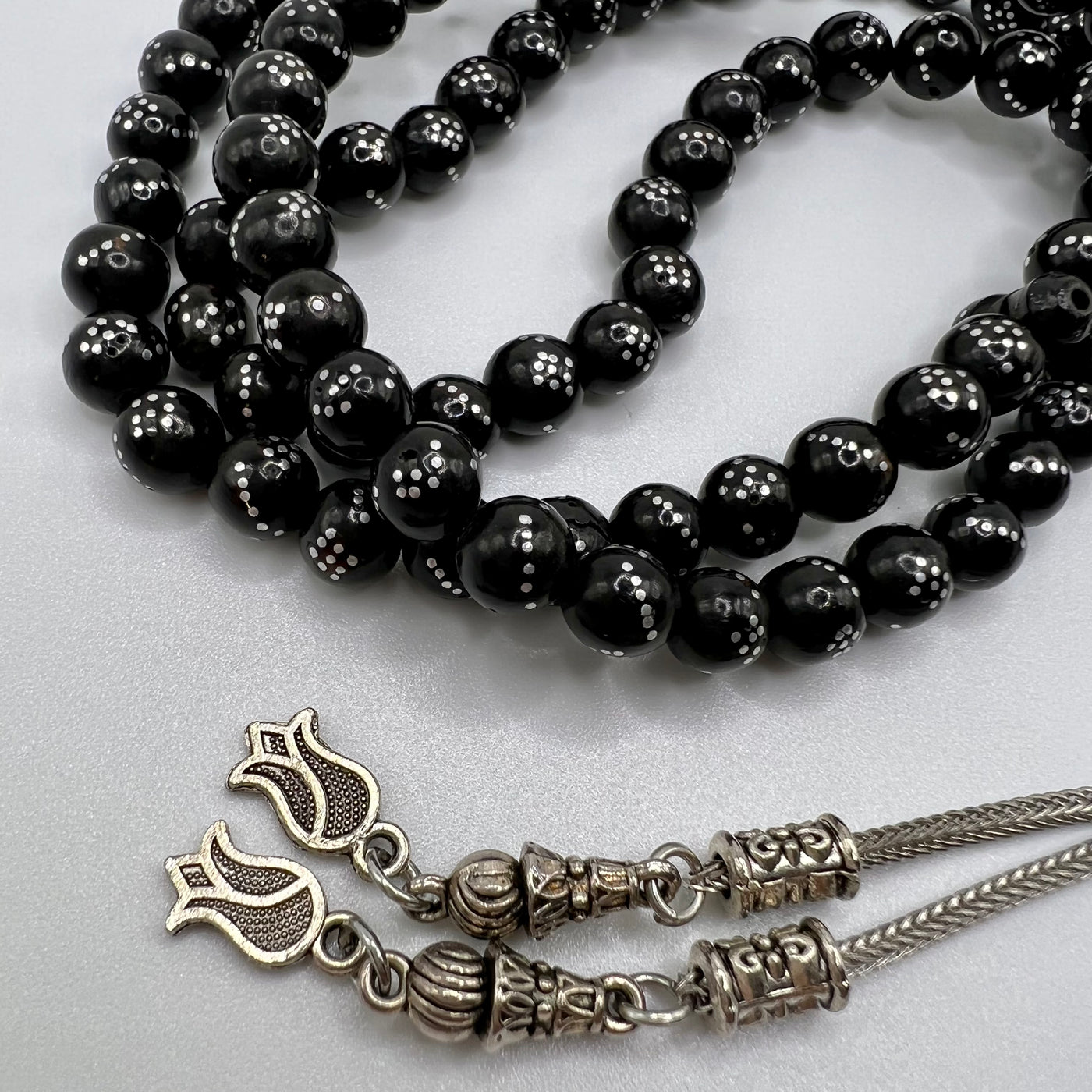 Round Yusur Tasbih 99 Beads - مسبحة يسر مرجان⁩ - Al Ali Gems