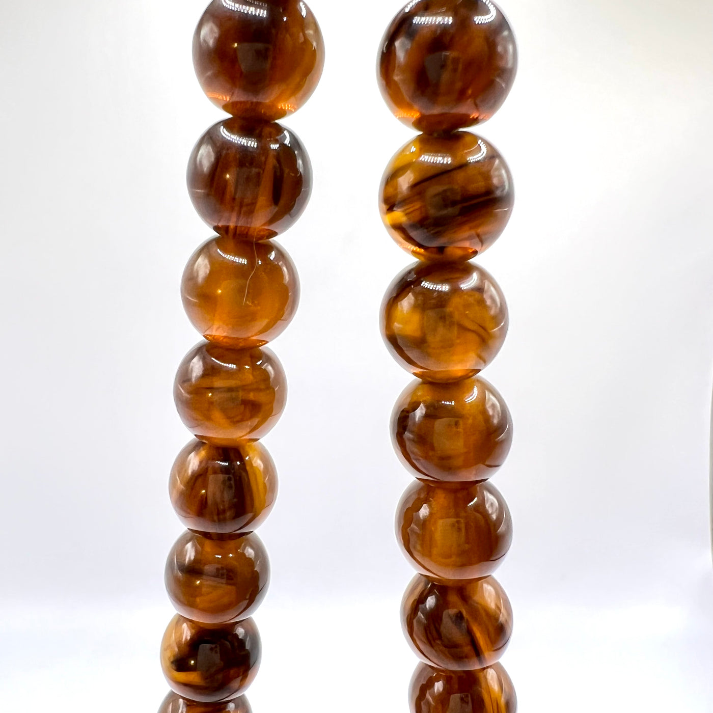 Round Amber Sandalos Bakelite Tasbih سندلس بكلايت كهرماني⁩⁩⁩ - AlAliGems