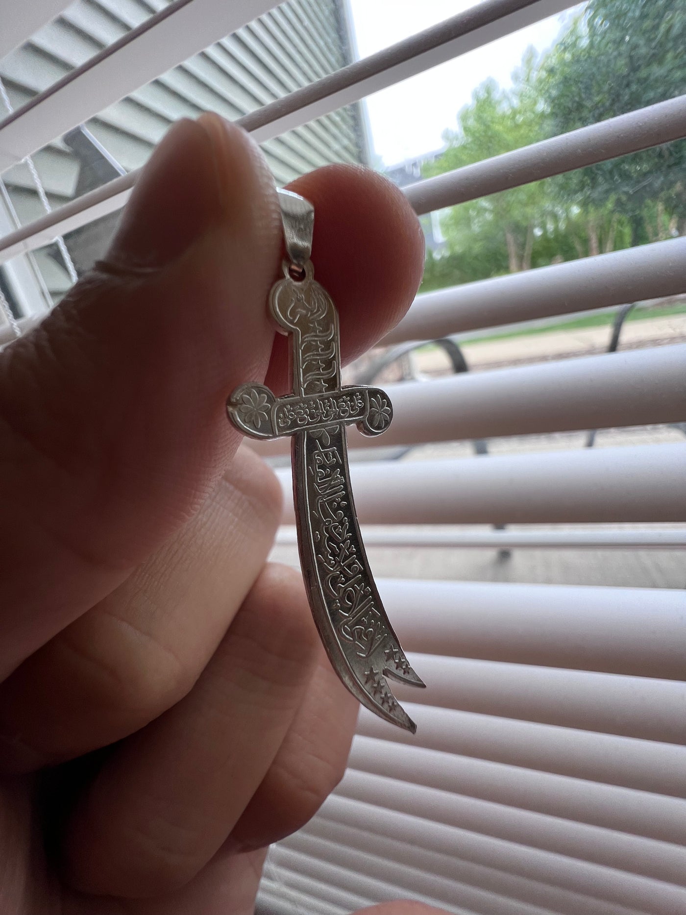 Imam Ali Sword Pendant | Zulfiqar Pendant - Al Ali Gems