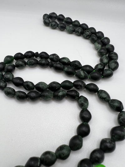 Rare Edition Dark Green Shah Maghsoud Tasbih - Al Ali Gems