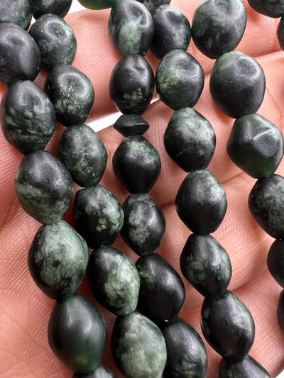 Rare Edition Dark Green Shah Maghsoud Tasbih - Al Ali Gems