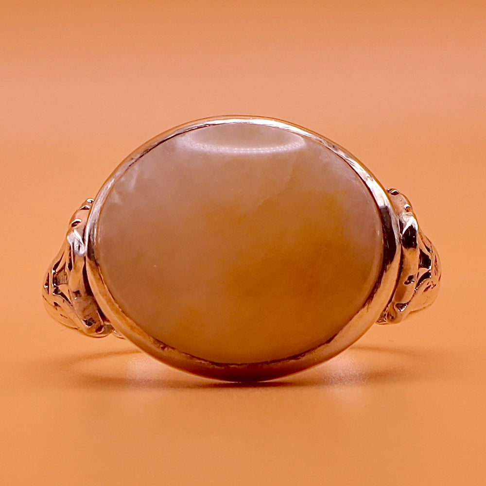 Rare Dur e Najaf Ring Silver | خاتم در النجف الاصلي | Genuine Dur E Najaf Stone Ring⁩ | US Size 11 - Al Ali Gems