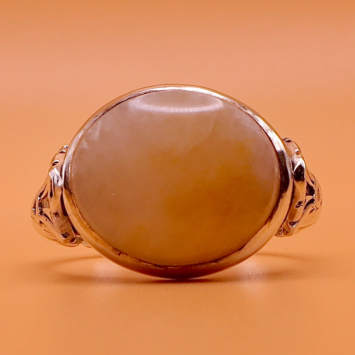 Rare Dur e Najaf Ring Silver | خاتم در النجف الاصلي | Genuine Dur E Najaf Stone Ring⁩ | US Size 11 - Al Ali Gems