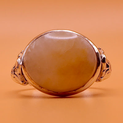Rare Dur e Najaf Ring Silver | خاتم در النجف الاصلي | Genuine Dur E Najaf Stone Ring⁩ | US Size 11 - Al Ali Gems