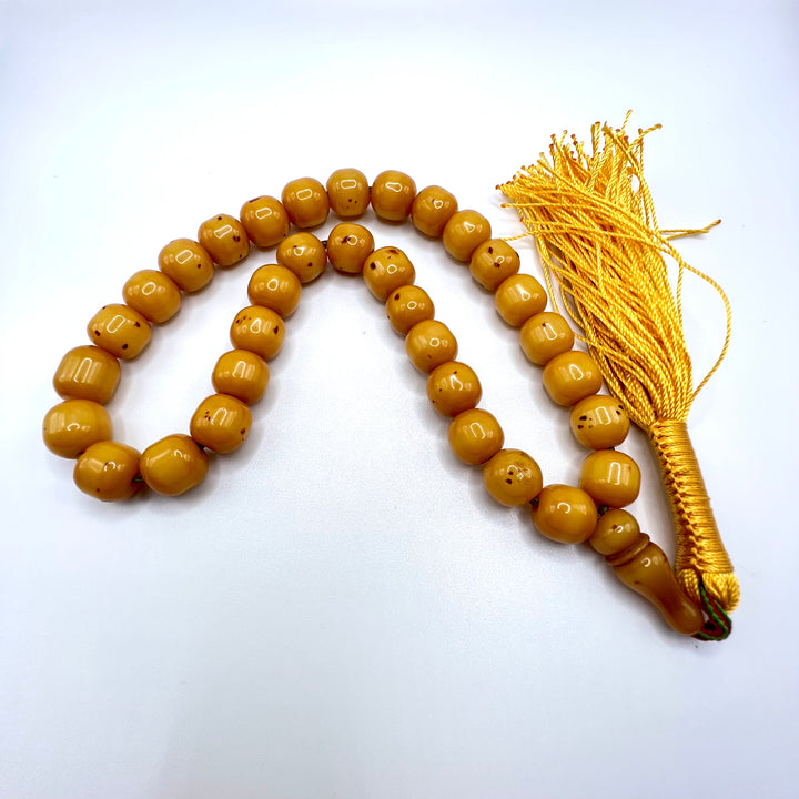 Antique Amber Sandalos Bakelite Tasbih مسكي انتيك سندلس - AlAliGems