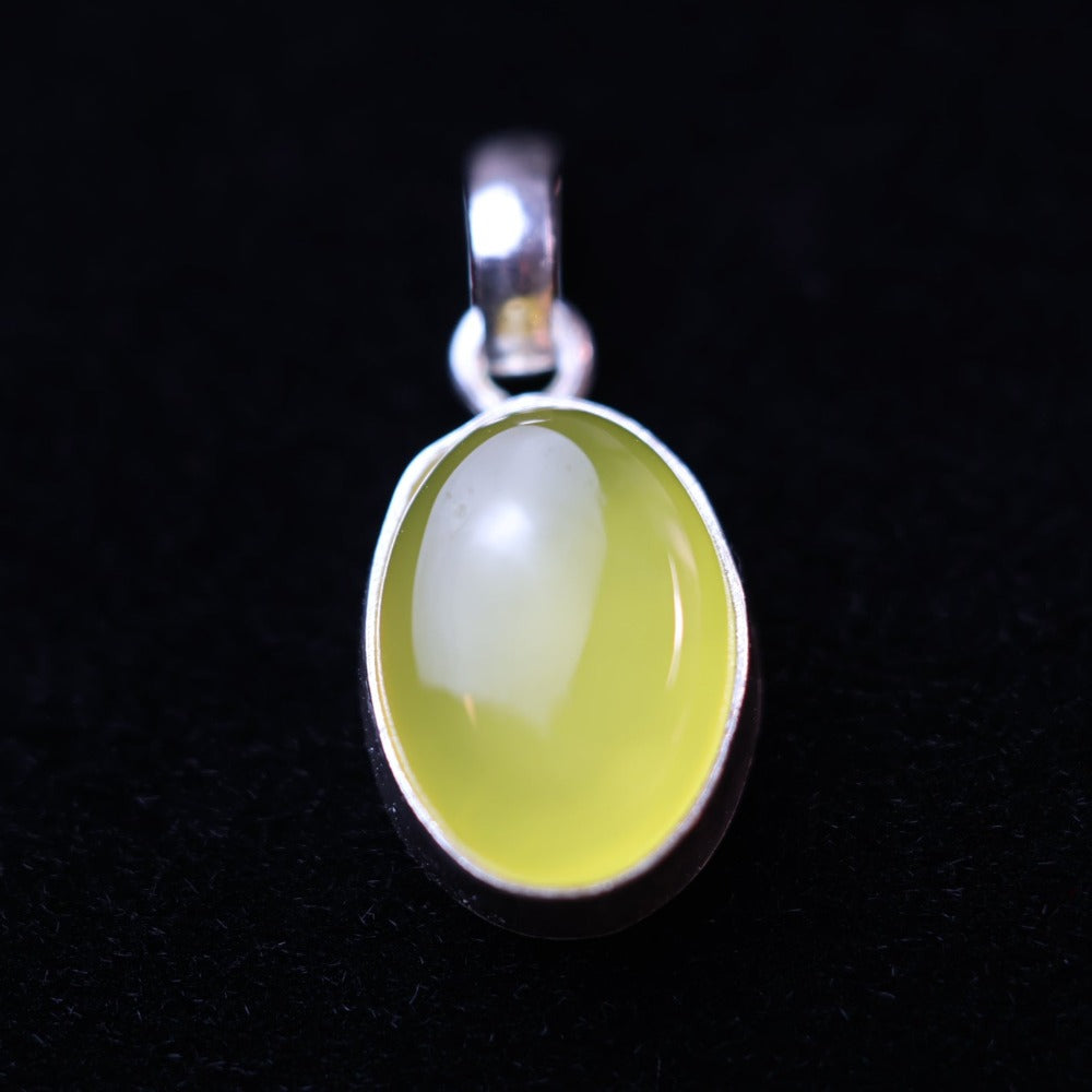 Yellow Aqeeq Pendant Engraved with Sharaf Al Shams - AlAliGems